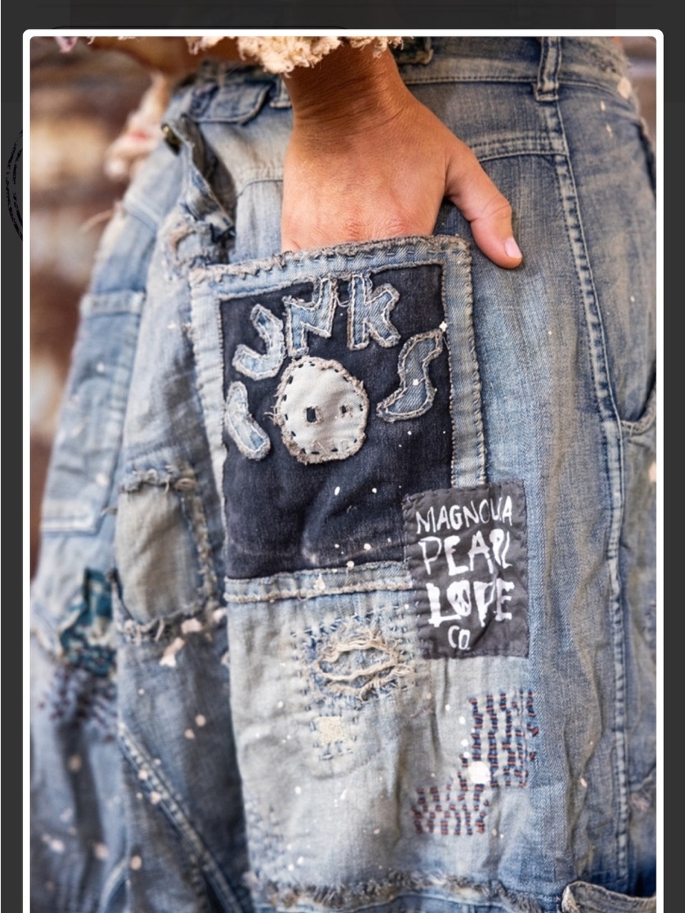 Magnolia Pearl Joni Denim Punk Jeans - Picture 3 of 10